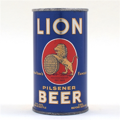 Lion Beer Opening Instruction Flat Top SPECTACULAR 91-36