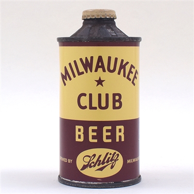 Milwaukee Club Beer Cone Top UNLISTED