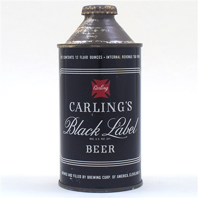 Black Label Beer Cone Top 156-29