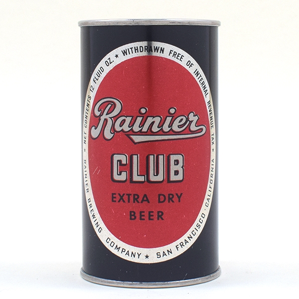 Lot Detail - Rainier Club Beer Flat Top WITHDRAWN FREE 117-33