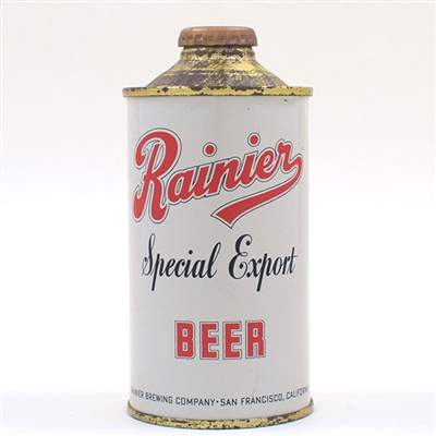 Rainier Export Beer Cone Top 180-12