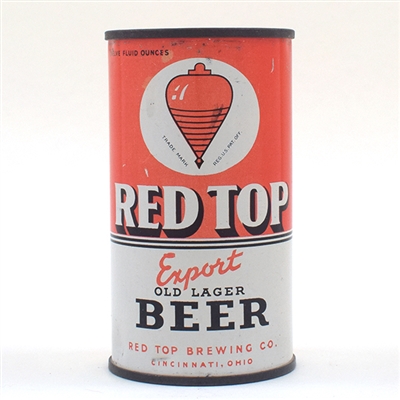 Red Top Beer Opening Instruction Flat Top 119-36