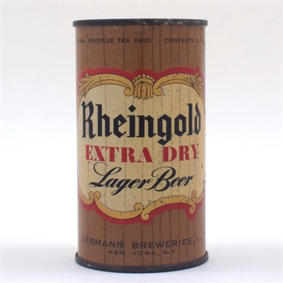 Rheingold Beer Woodgrain Flat Top 124-1
