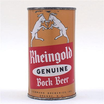 Rheingold Bock Dancing Goats Flat Top ORANGE 123-17