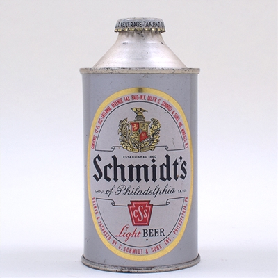 Schmidts Beer Flat Bottom Cone Top 185-4