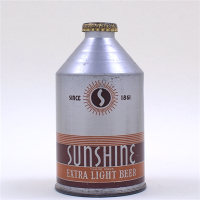 Sunshine Beer Crowntainer Cone Top Non-IRTP 199-9