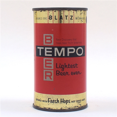 Tempo Beer Blatz Metallic Flat Top 138-29