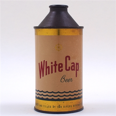 White Cap Beer Cone Top 189-2