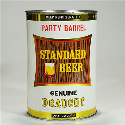 Standard Genuine Draught Beer Party Barrel Gallon