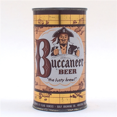 Buccaneer Beer LUSTY BREW Flat Top 43-4