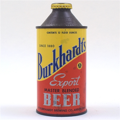 Burkhardts Export Beer Cone Top Non-IRTP 156-4