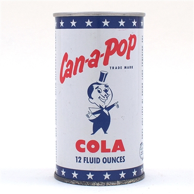 Can-a-Pop Cola Soda Flat Top