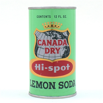 Canada Dry Hi-Spot Lemon Soda Flat Top