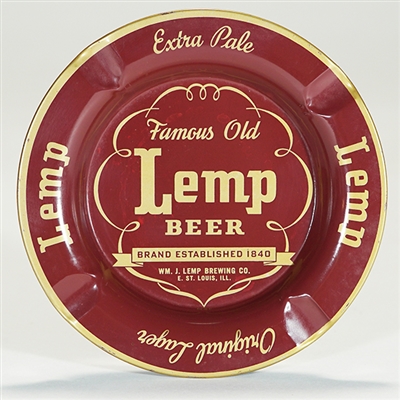 Lemp Famous Old Beer Advertising Ash Tray