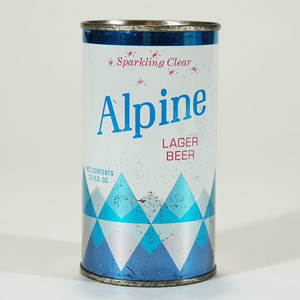 Alpine Lager Beer Flat Top Can 30-5