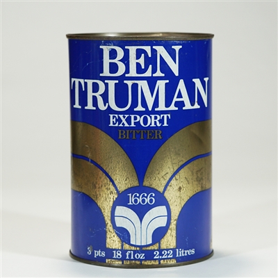 Ben Truman Export Bitter Large Flat Top Beer Can