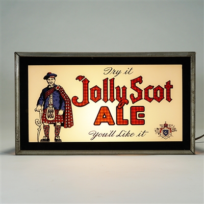 Jolly Scot Ale ROG Illuminated Sign -RARE-