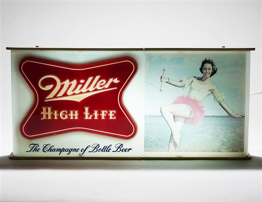 Miller High Life Water Ski Illuminated Sign