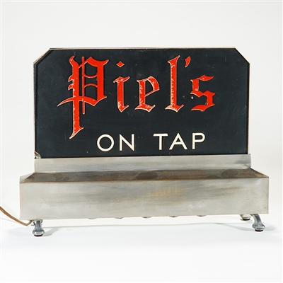 Piels ON TAP Etched Glass GILLCO Illuminated Sign