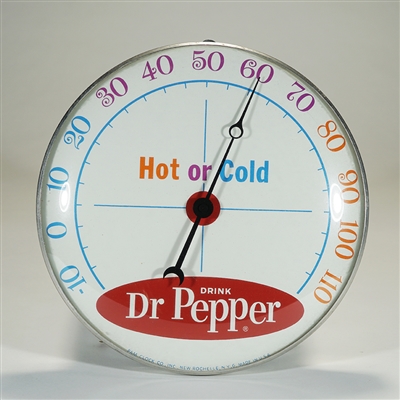 Dr Pepper Hot or Cold Soda Advertising Thermometer