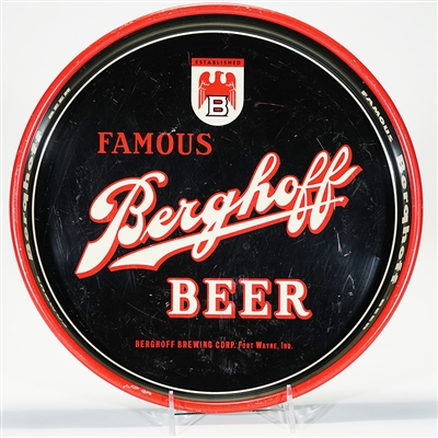 Berghoff Brewing Beer Advertising Serving Tray