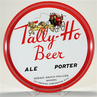 Tally-Ho Beer Ale Porter Advertising Tray