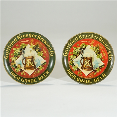 Krueger Brewing Pre-prohibition COMPLETE Set of 2