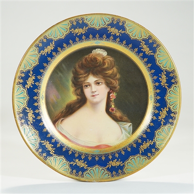 Stegmaier Victorian Lady Art Plate