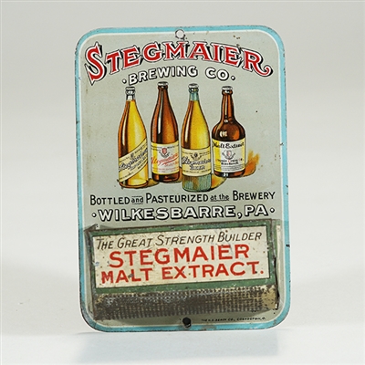 Stegmaier Malt Extract Advertising Match Holder and Strike