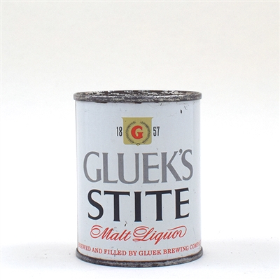 Gluek Stite Malt Liquor 8 oz Flat top 241-7