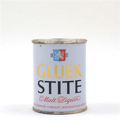 Gluek Stite Malt Liquor 8 oz Flat Top 241-8