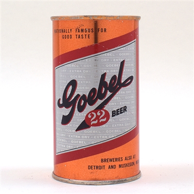 Goebel Beer Flat Top LIFE LID OAKLAND 70-24