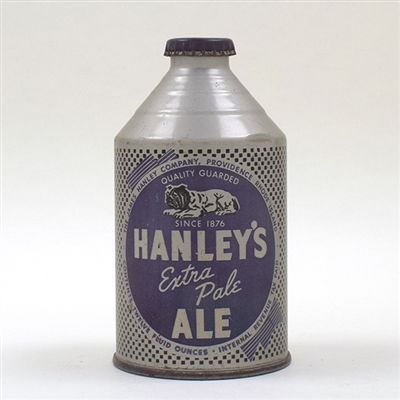 Hanleys Ale Purple Crowntainer Cone Top 195-12
