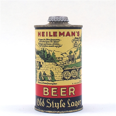 Heilemans Old Style Beer 177-13 -RARE SQUAT SPOUT-