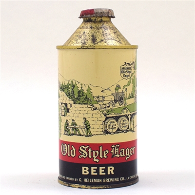 Heilemans Old Style Beer Cone Top 177-17