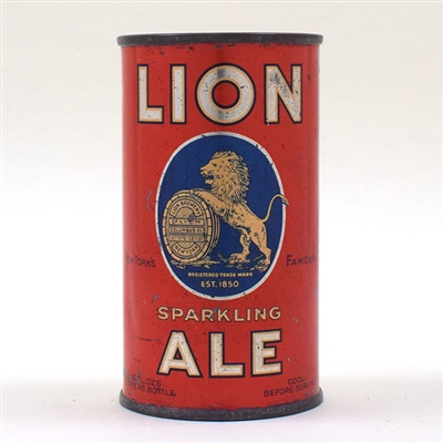 Lion Ale Opening Instruction Flat Top 91-33