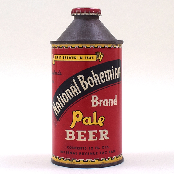 National Bohemian Beer Cone Top 175-5