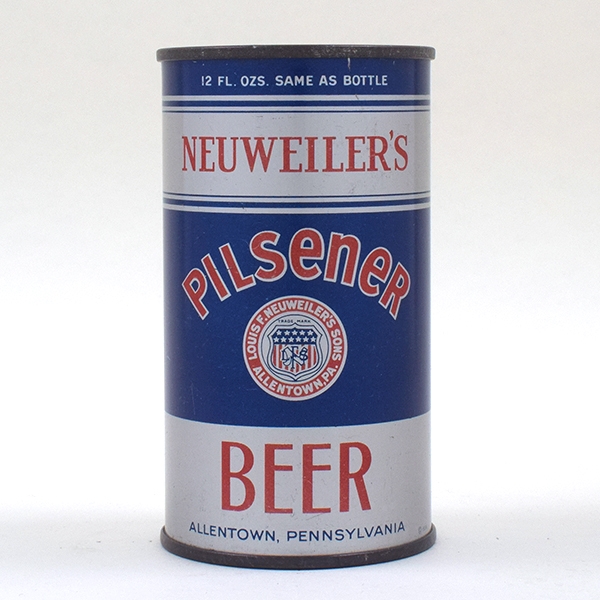 Neuweilers Beer Opening Instruction Flat Top 102-37