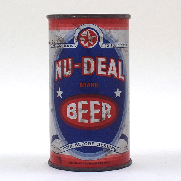 Nu Deal Beer Opening Instruction Flat Top 103-39
