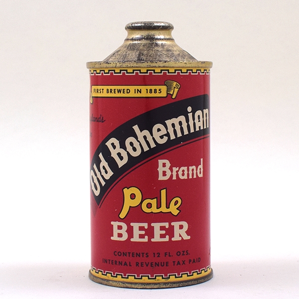 Old Bohemian Beer Cone Top RARE 175-6