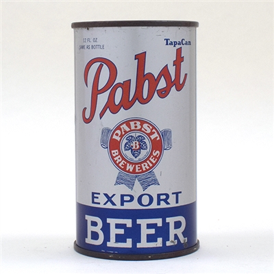 Pabst Export Opening Instruction Flat Top 111-14