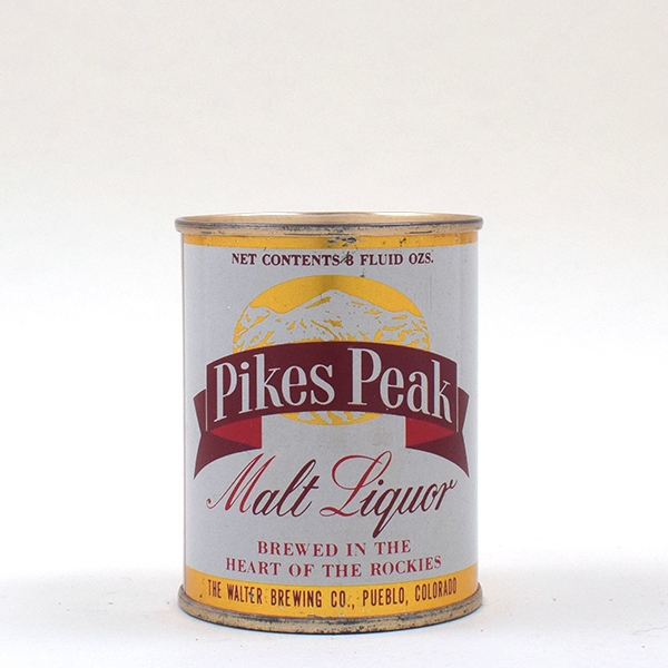 Pikes Peak Malt Liquor 8 Oz Flat Top 242-7