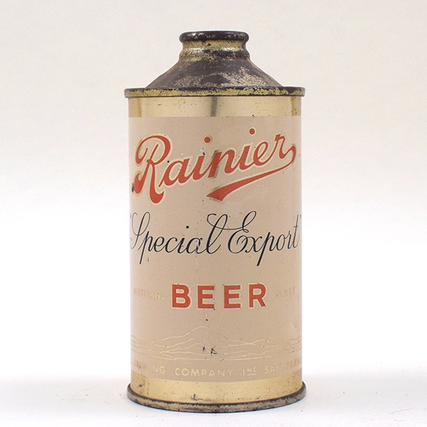 Rainier Beer Cone Top 180-11