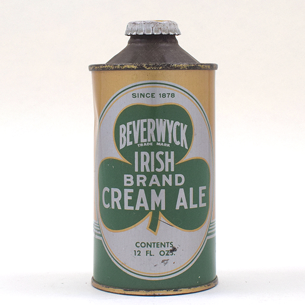 Beverwyck Irish Brand Cream Ale Cone Top 152-4