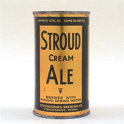 Stroud Ale Opening Instruction Flat Top SUPERB 137-32