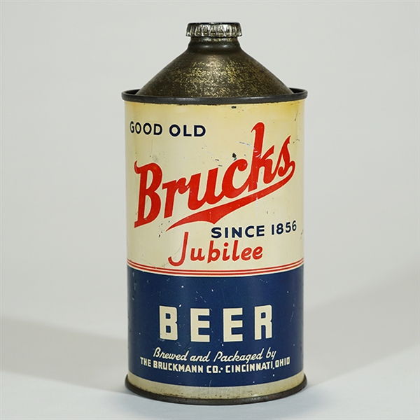 Brucks Jubilee 84 YEARS Quart Cone Top UNLISTED