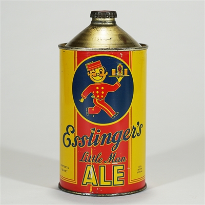 Esslingers Little Man Ale Quart CONE ON TRAY 208-8