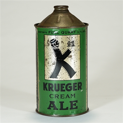 Krueger Cream Ale Quart Cone Top 213-12