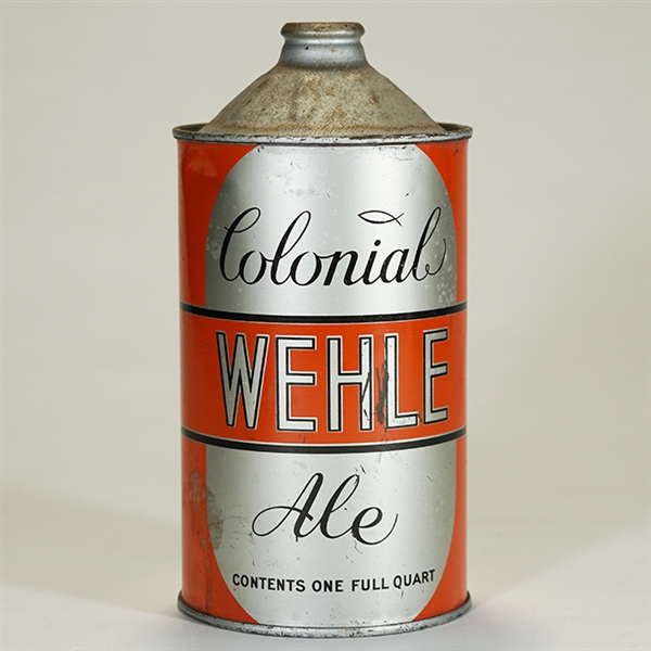 Wehle Colonial Ale Quart Cone Top 2
