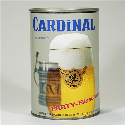 Cardinal Party-Fasschen 3.8 Litre Paper Label Can